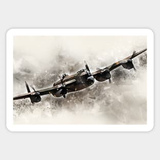 BBMF Lancaster Bomber - Painting Sticker